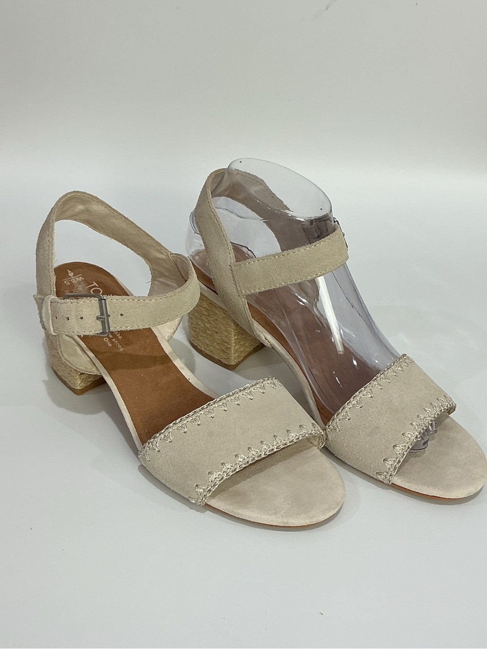 TOMS | Rosa Slingback Sandals | Birch Suede, size 8.5